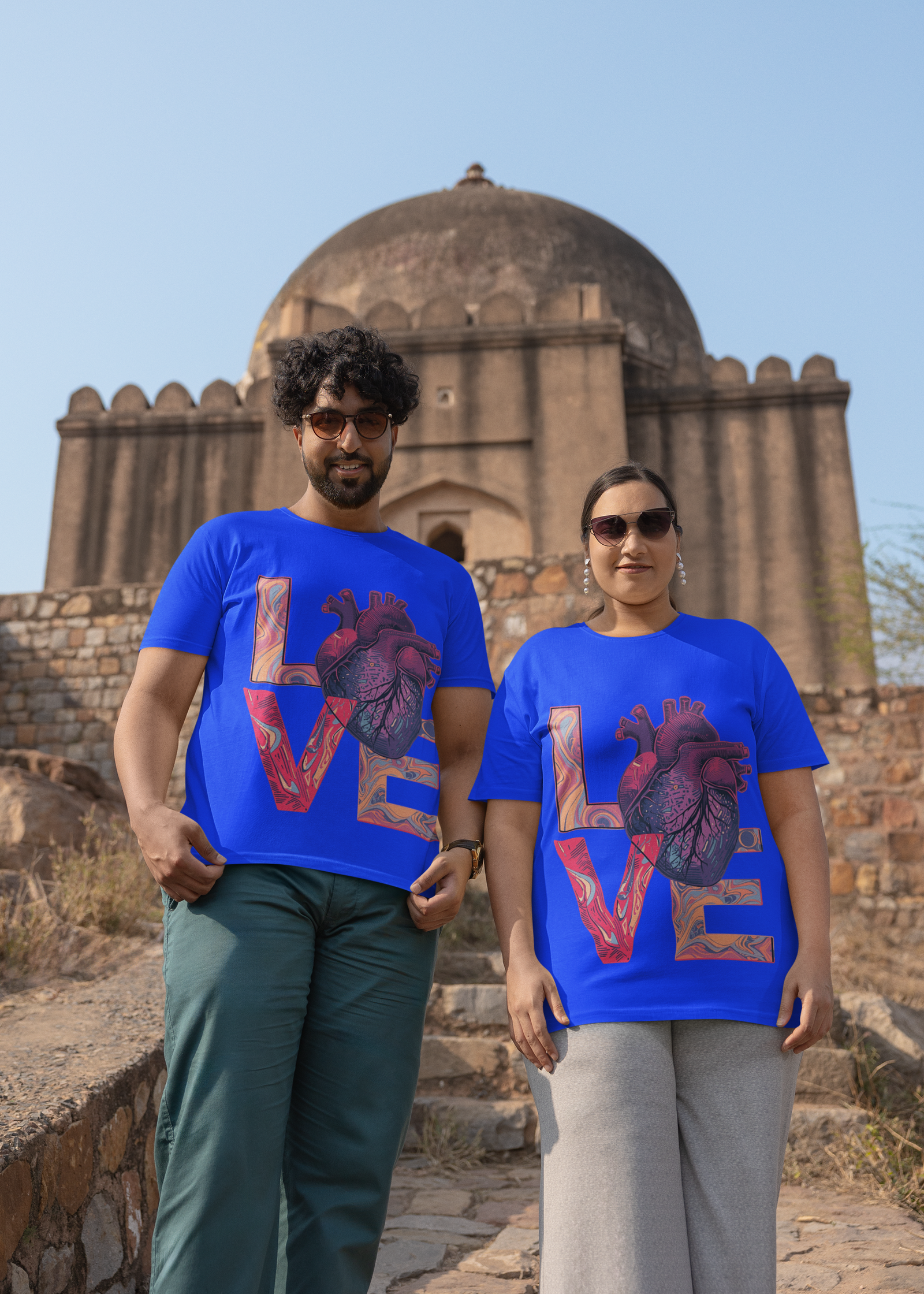 Blue_Couple_Love_T-Shirt Couple Love T-Shirt