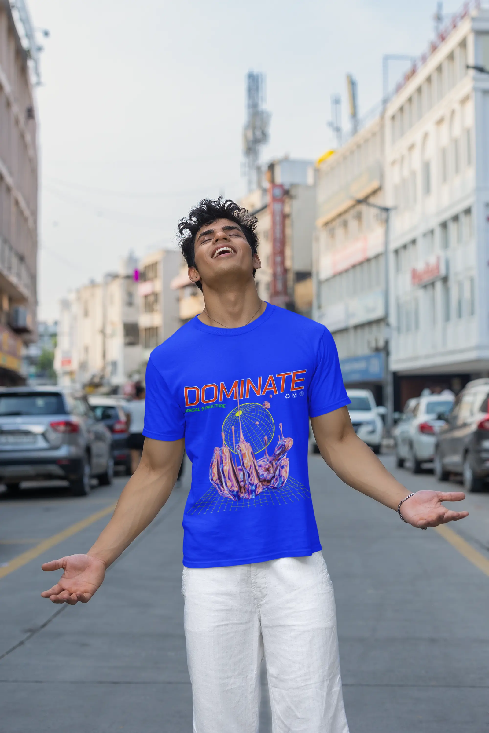 Blue_Dominate_Graphic_Mens_T-Shirt Dominate Graphic Mens T-Shirt