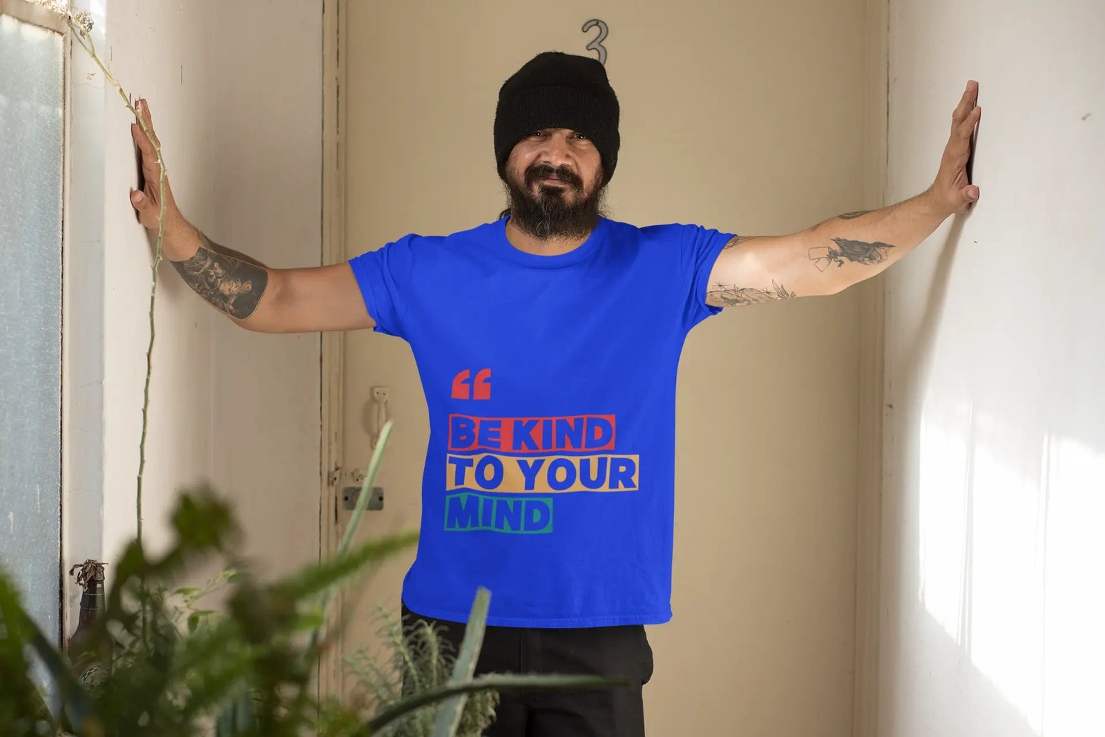 Blue_Mind_Mens_T-Shirt Mind Mens T-Shirt