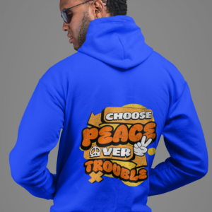 peace quote hoodies