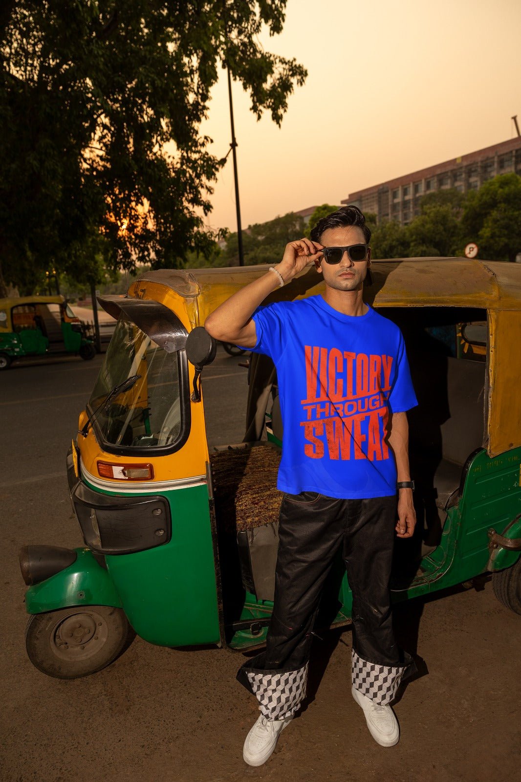 Victory_Design_Blue_Mens_T-Shirt Victory Design Mens T-Shirt