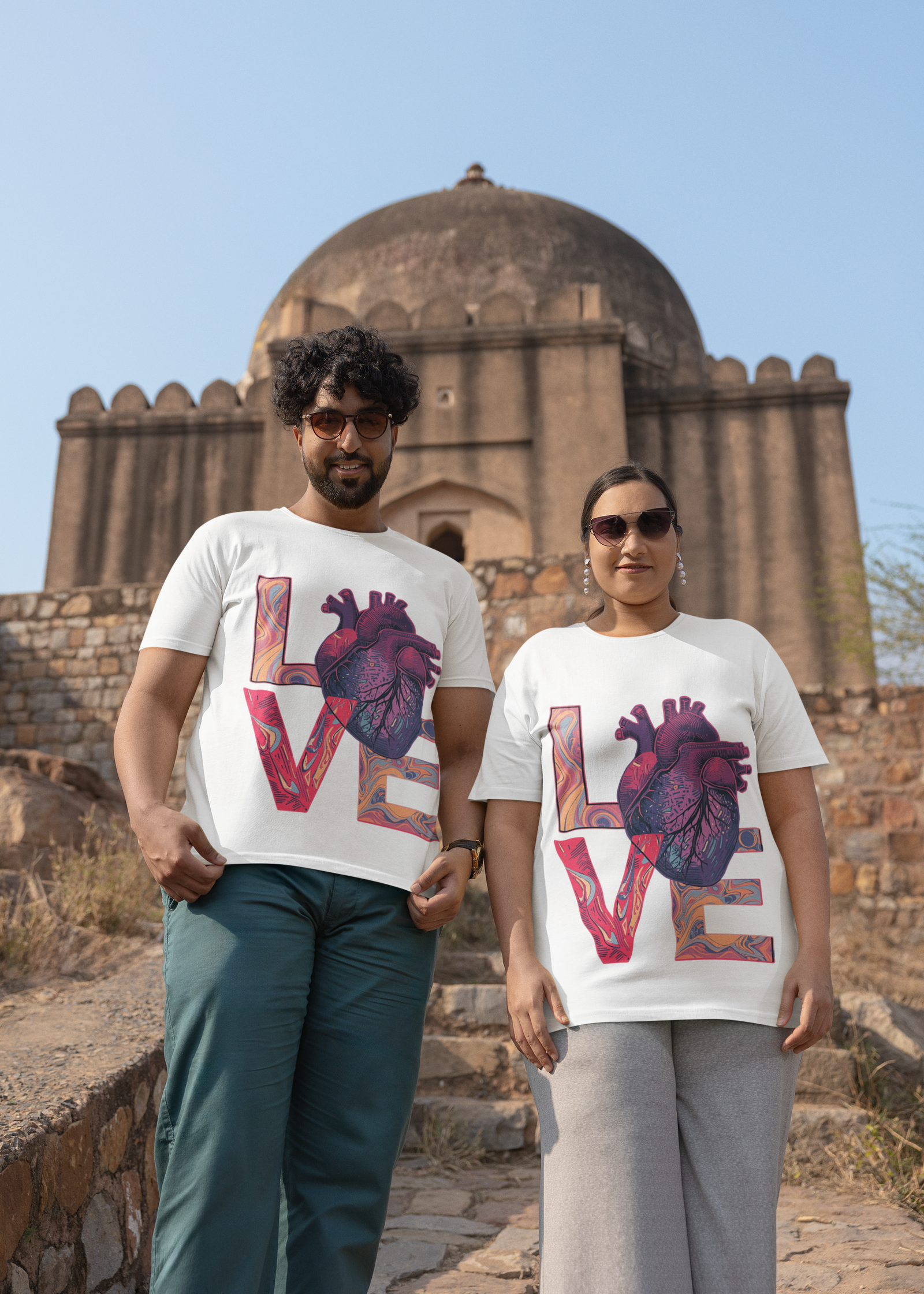 White_Couple_Love_T-Shirt Couple Love T-Shirt