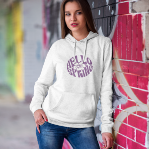 Hello Spring Womens Hoodie