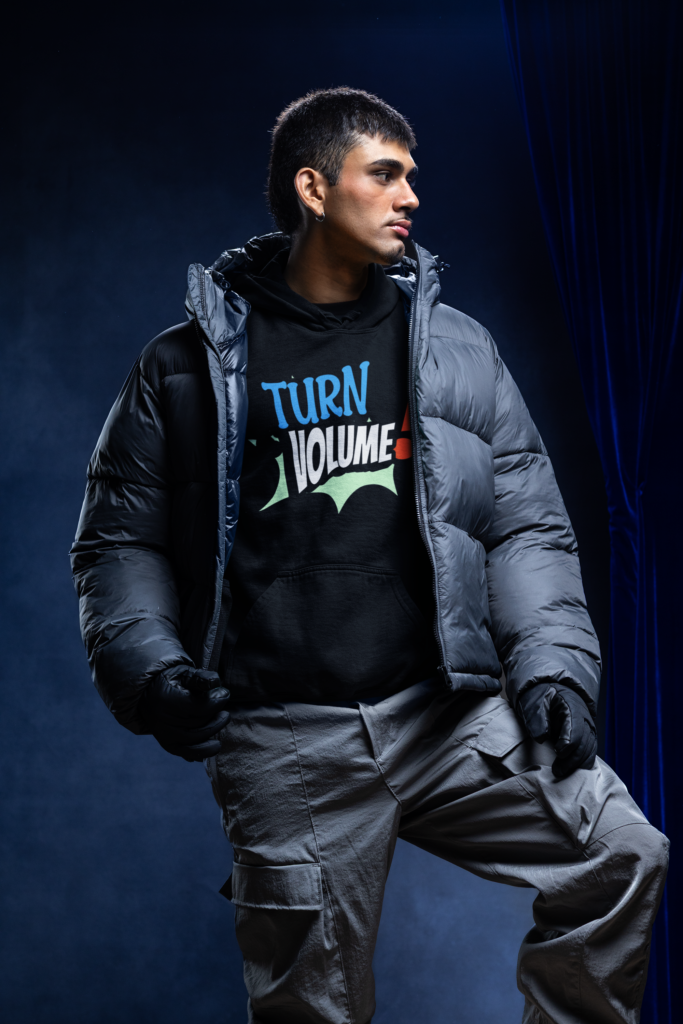 turn the volume up hoodie