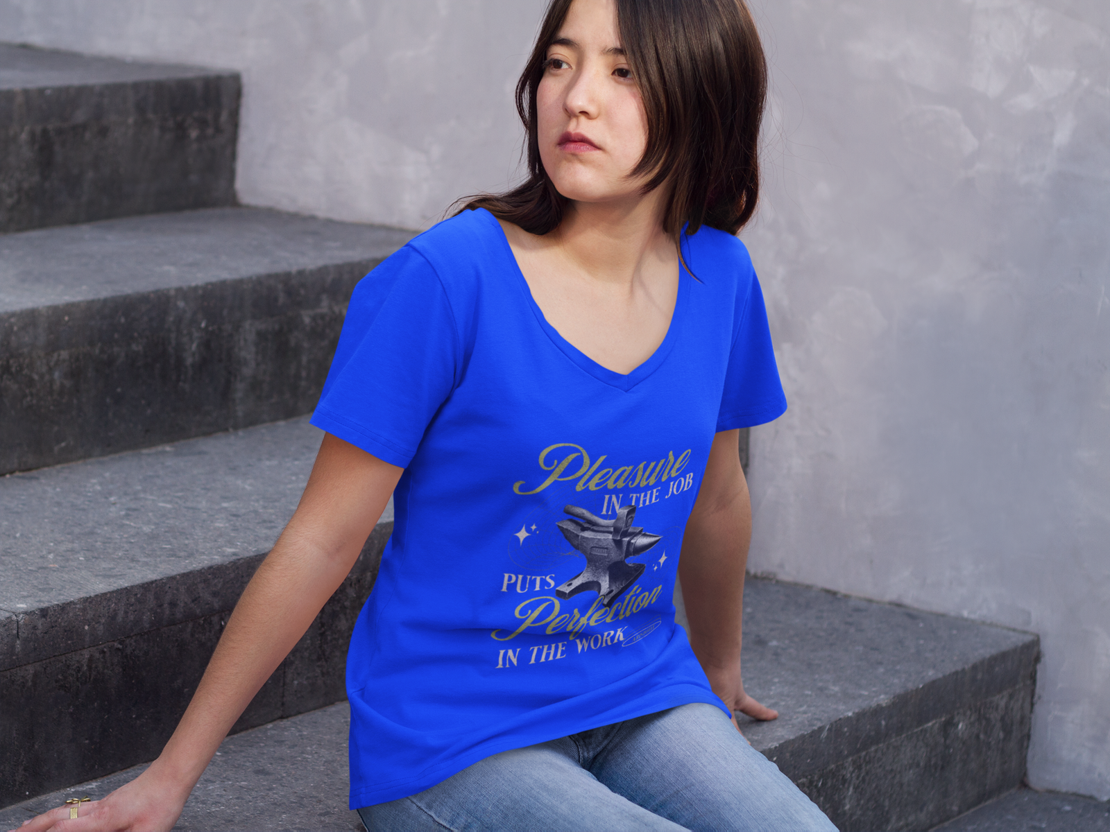 bluepleasurewomenstshirt Pleasure Womens TShirt