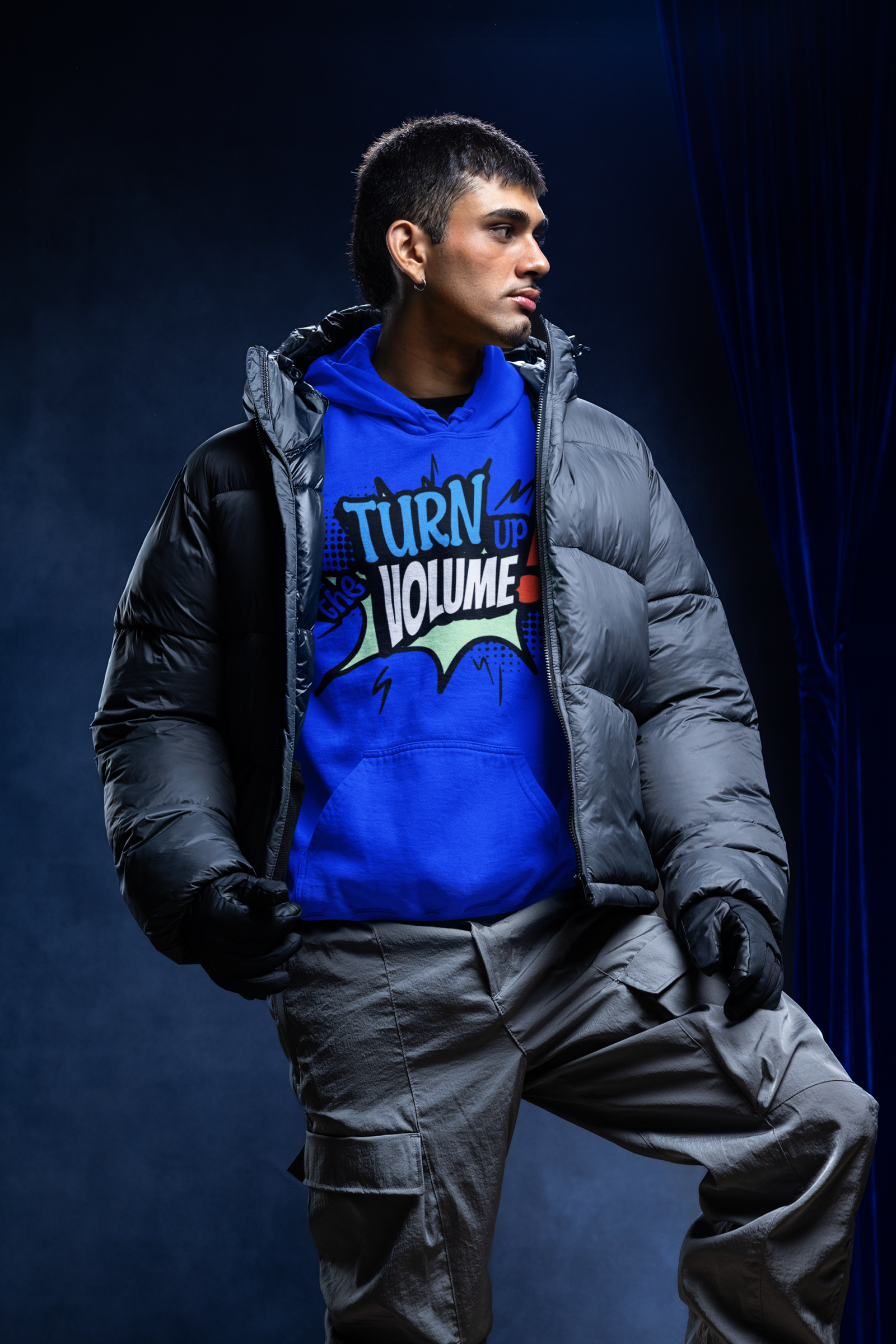 turn the volume up hoodie