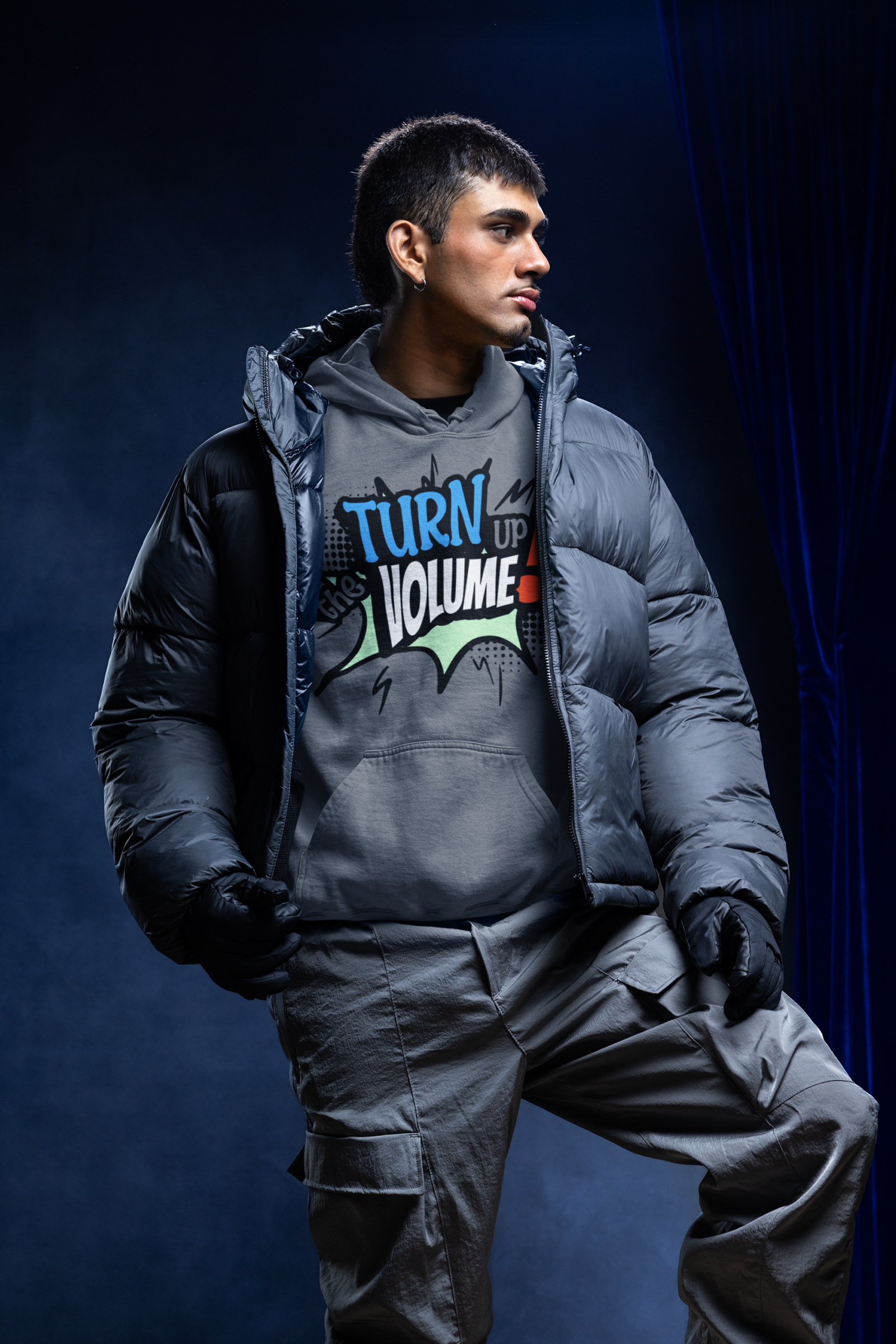 turn the volume up hoodie
