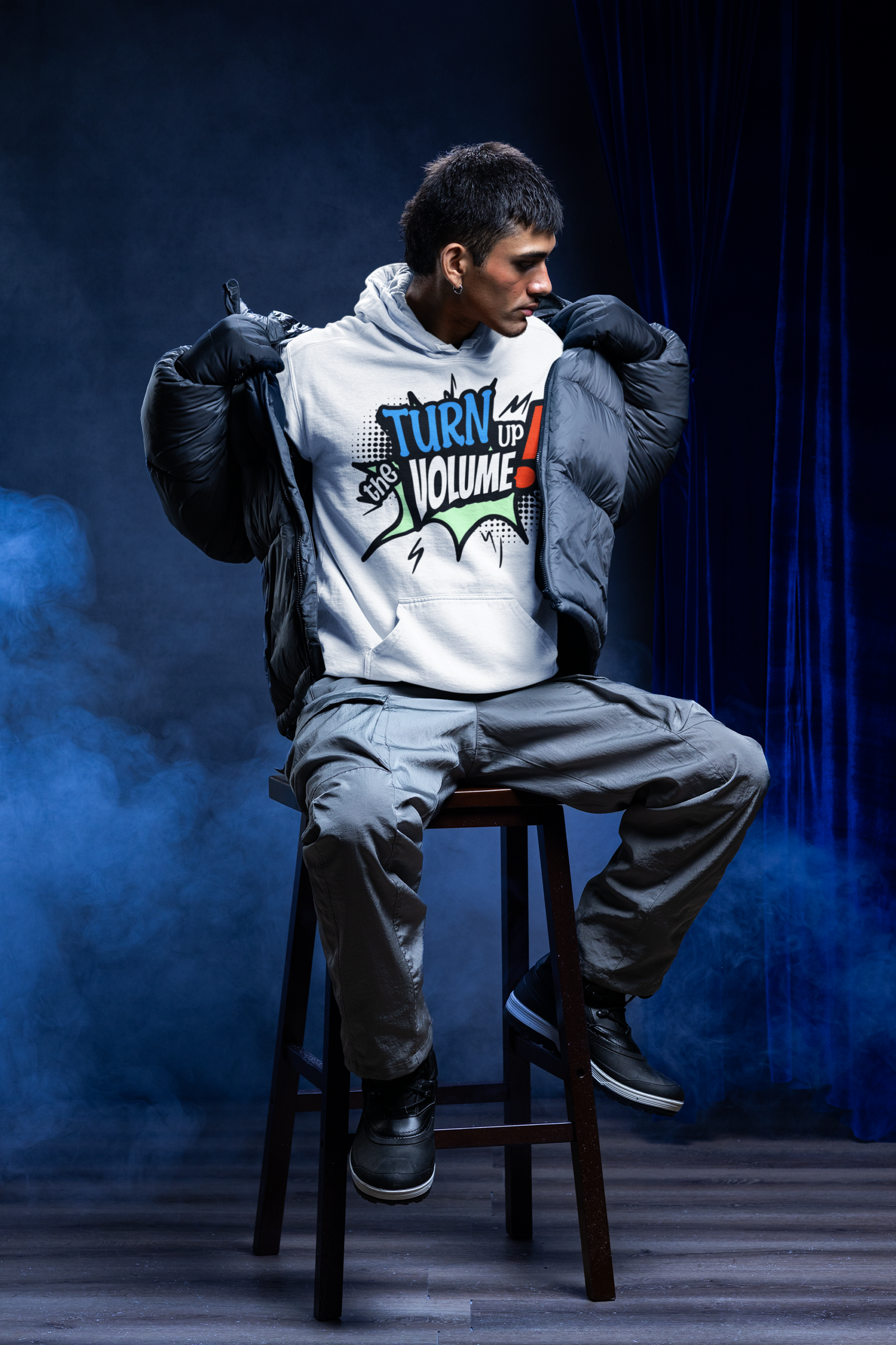 turn the volume up hoodie