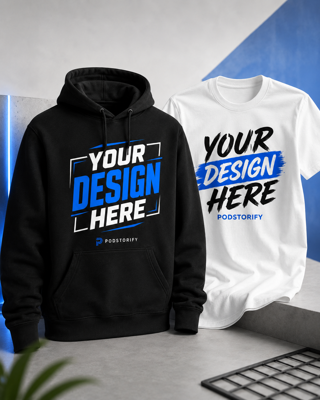 Custom hoodie and T-shirt design inspiration by Podstorify