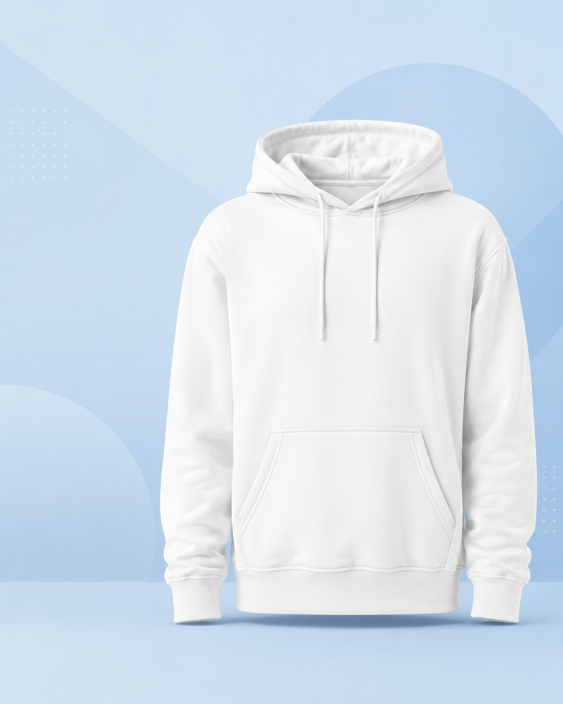 Custom hoodie mockup for personalised print-on-demand design