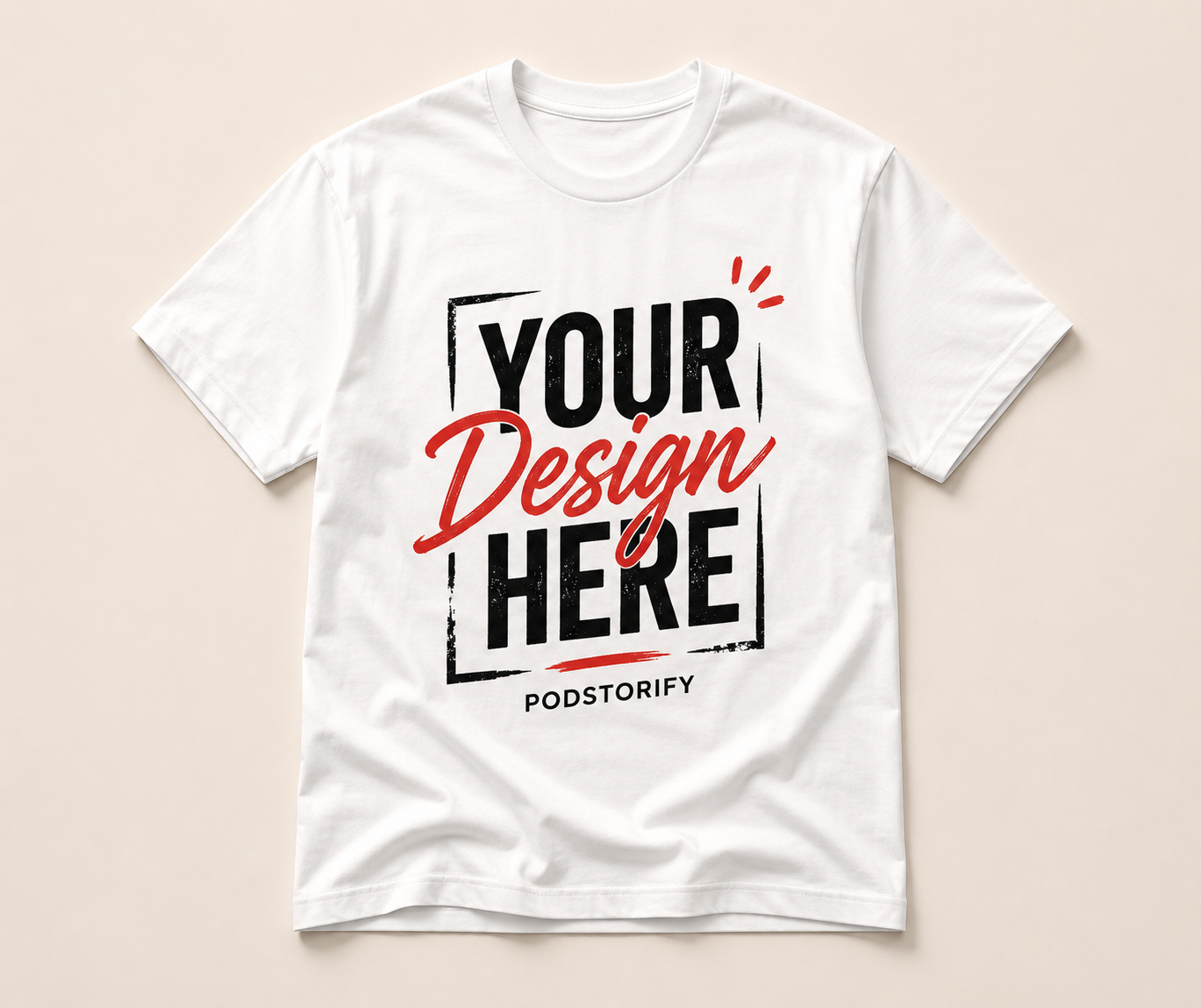 Custom printed T-shirt by Podstorify